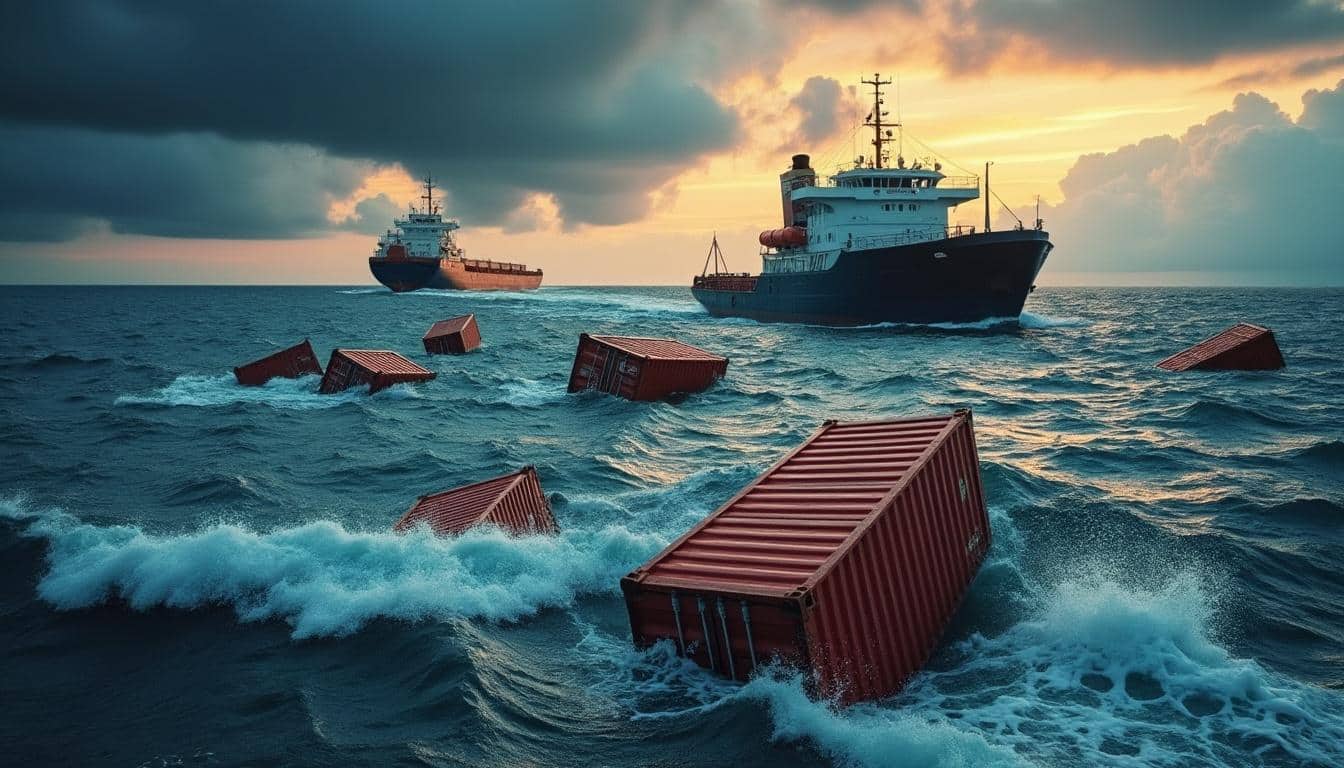 Illustration: Comprendre le phénomène du nombre de conteneurs perdus en mer