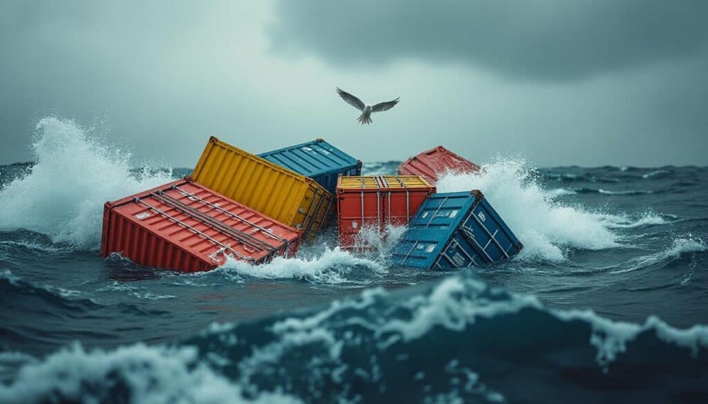 Nombre de conteneurs perdus en mer : chiffres, causes et solutions