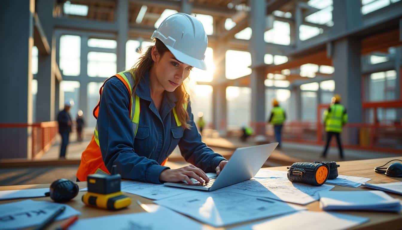 Illustration: Comprendre la fonction et le cadre professionnel d’une assistante dans le BTP