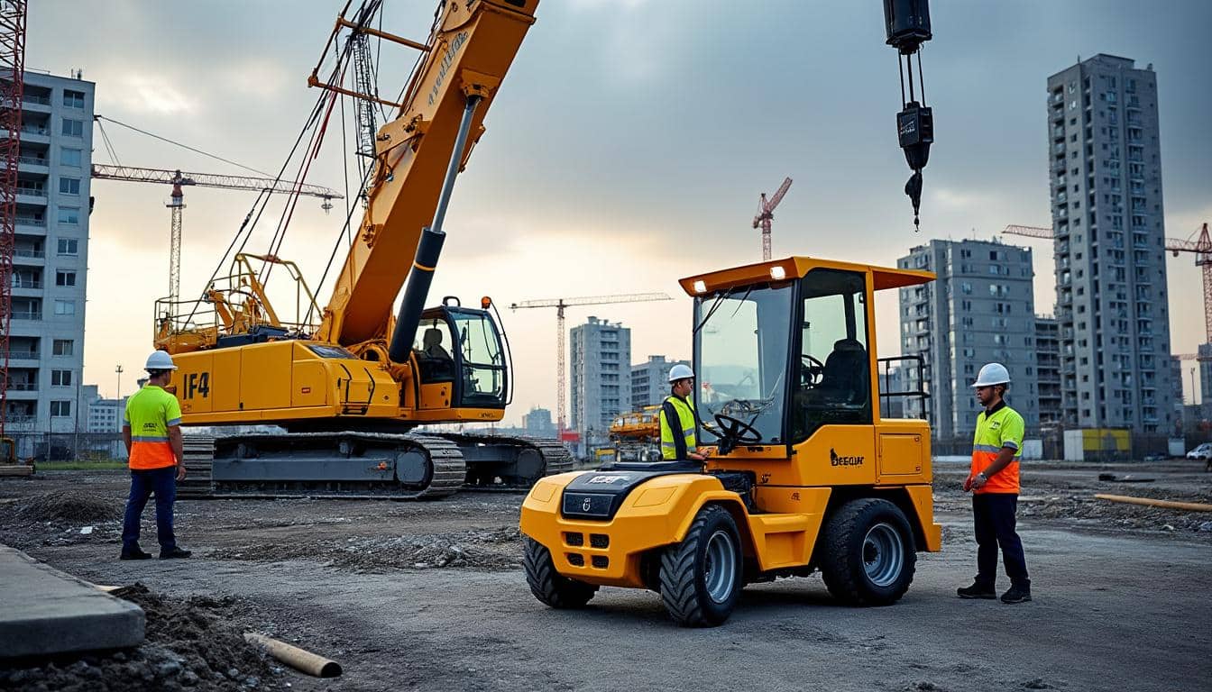 Illustration: Les différents types de grues adaptées aux besoins des chantiers BTP