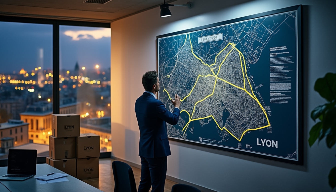 Illustration: Comment choisir le meilleur hub logistique de la métropole lyonnaise ?