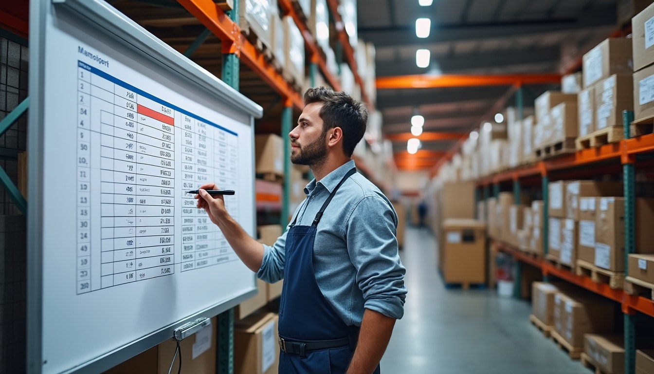 Illustration: Comprendre le rôle d’un tableau pour la gestion efficace des stocks