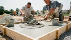 Faire du béton pour une dalle : dosage et étapes